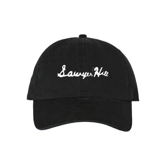 Black Signature Dad Hat